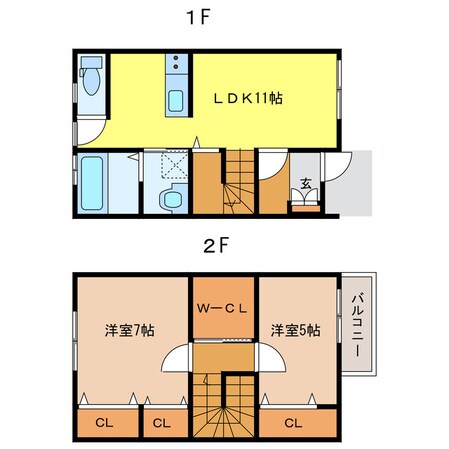 リヴィエール・サトの物件間取画像